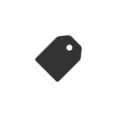 Etiket Simgesi, Fiyat Etiketi Simgesi, Glyph biçiminde Vektör