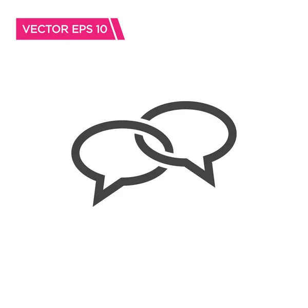 Diseño del icono de la burbuja del discurso, Vector EPS10 — Vector de stock