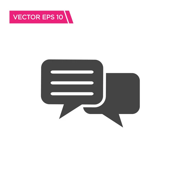 Diseño del icono de la burbuja del discurso, Vector EPS10 — Vector de stock