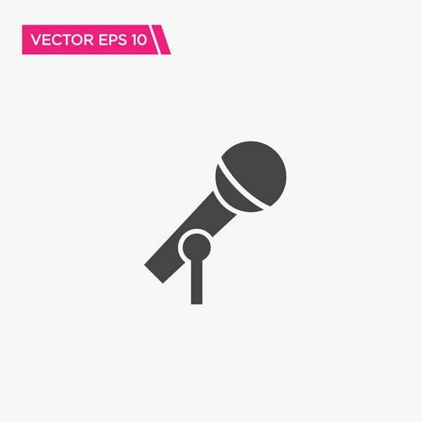 Diseño del icono del micrófono, Vector EPS10 — Vector de stock
