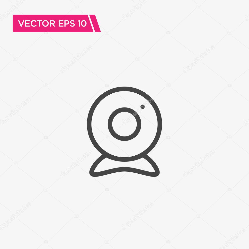 Web Cam Icon Design, Vector EPS10