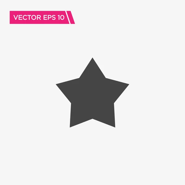 Conceito do projeto do ícone da estrela, vetor EPS10 — Vetor de Stock