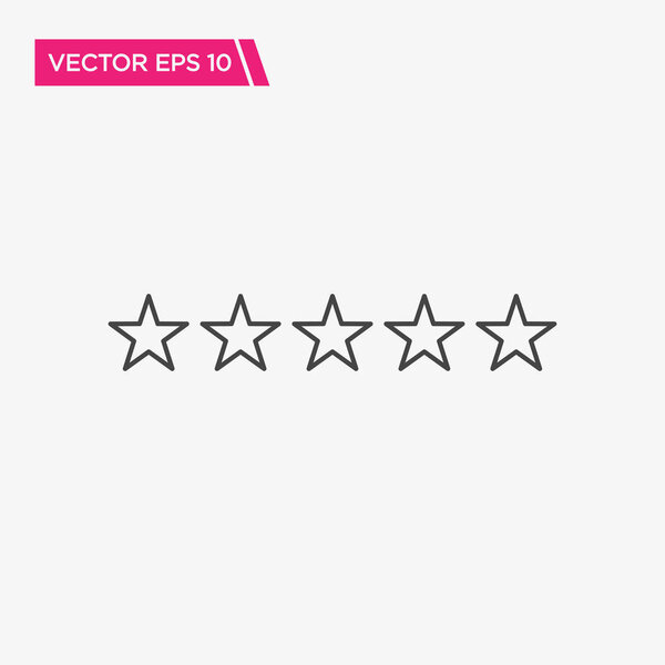 Star Icon Design Concept, Vector EPS10
