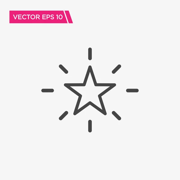 Concept de conception d'icône d'étoile, vecteur EPS10 — Image vectorielle