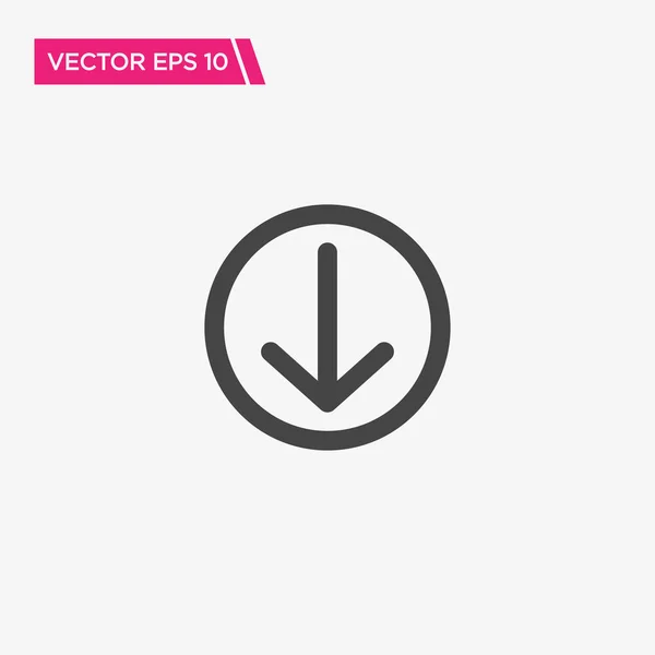 다운로드 아이콘 디자인 , vector eps10 — 스톡 벡터