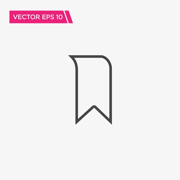 Bladwijzer pictogram ontwerp, vectorepileptische 10 — Stockvector