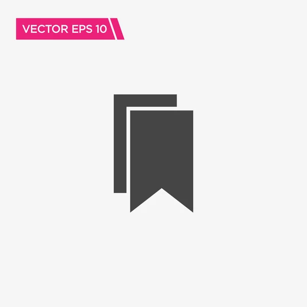 Lesezeichen-Icon-Design, Vektor eps10 — Stockvektor