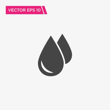 Su Damlası Simgesi Tasarımı, Vektör EPS10