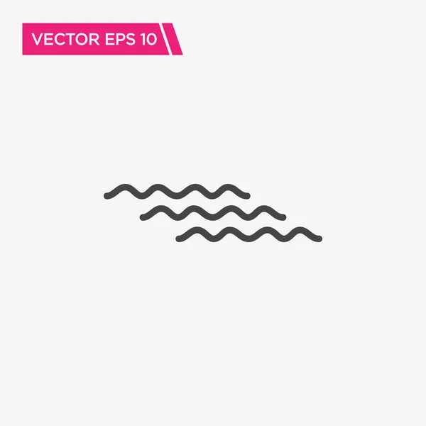 웨이브 아이콘 디자인 Vector Eps10 — 스톡 벡터