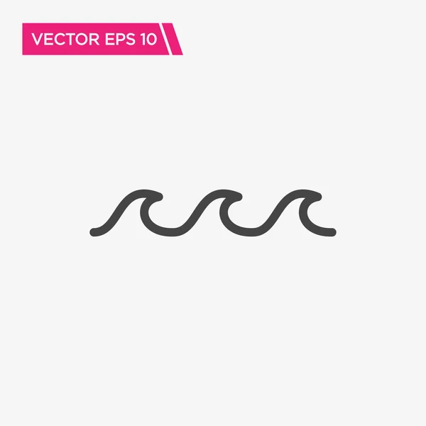 웨이브 아이콘 디자인 Vector Eps10 — 스톡 벡터