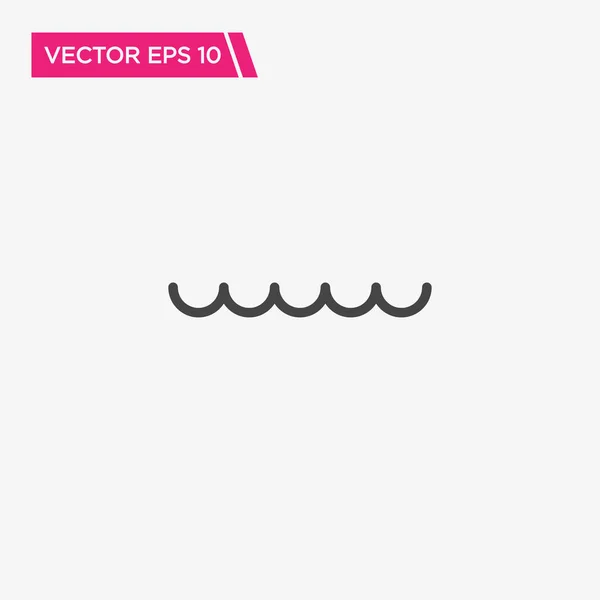 웨이브 아이콘 디자인 Vector Eps10 — 스톡 벡터