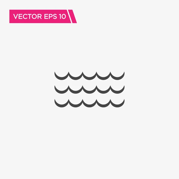 Wave Icon Design Vector S10 — стоковый вектор