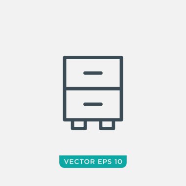 Kabine Simgesi Tasarımı, Vektör EPS10