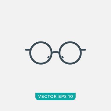 Göz Gözlüğü Simgesi Tasarımı, Vektör EPS10