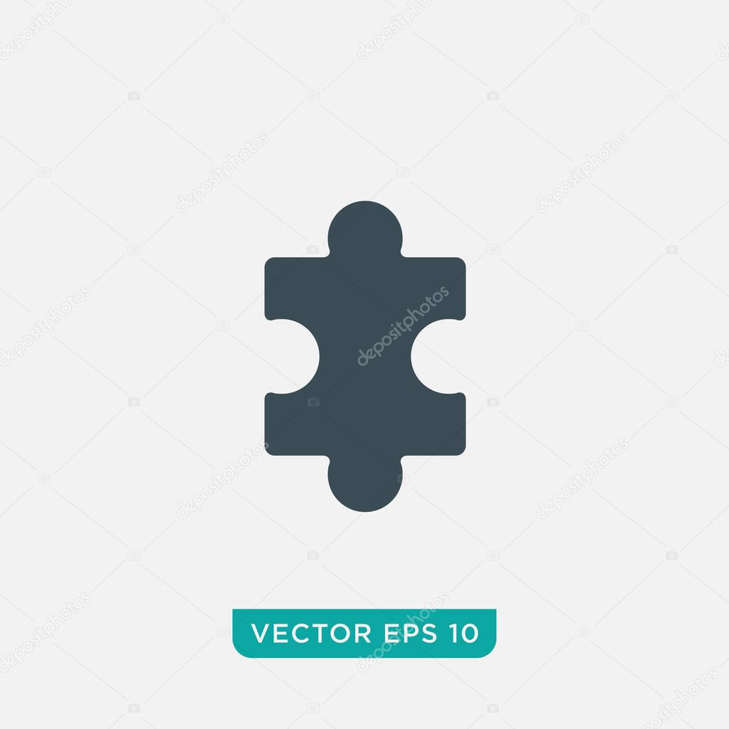 Puzzle Icon Design, Vector EPS10