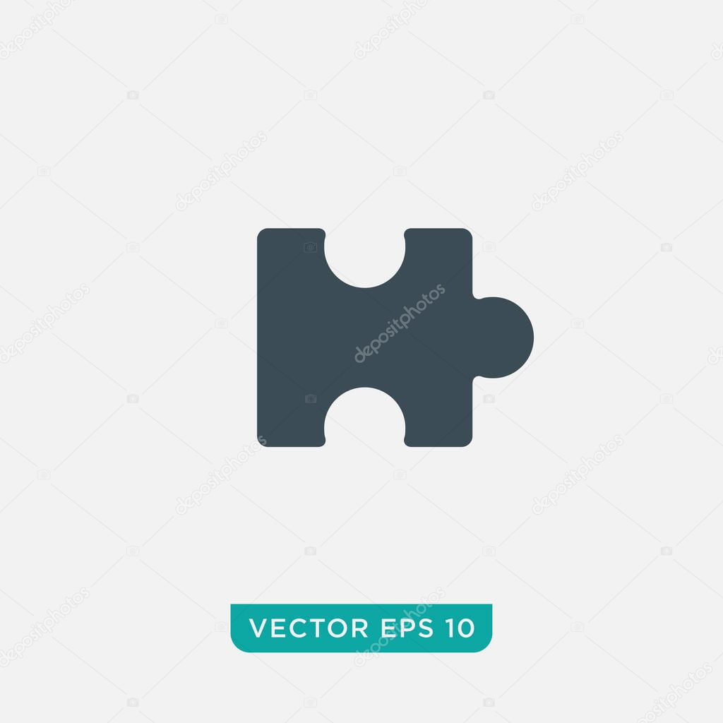 Puzzle Icon Design, Vector EPS10