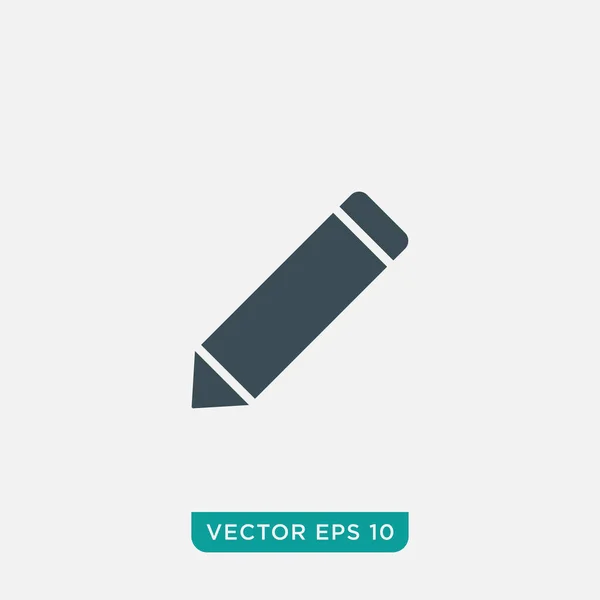 Conception Icône Crayon Vecteur Eps10 — Image vectorielle