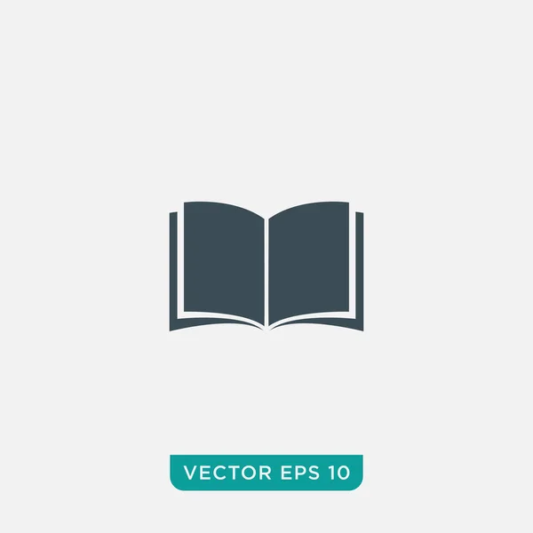 Livro Ícone Design Vector Eps10 — Vetor de Stock