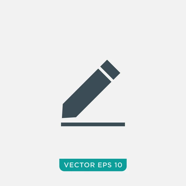 Conception Icône Crayon Vecteur Eps10 — Image vectorielle