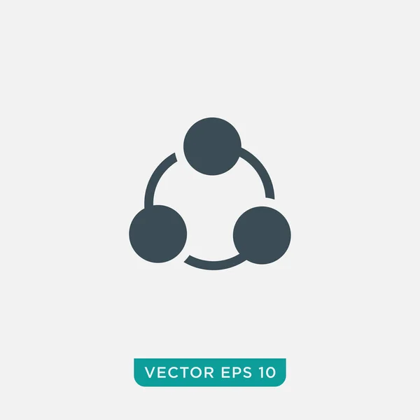 Share Icon Design Vetor Eps10 — Vetor de Stock