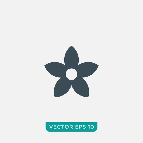 Flower Icon Design Vector Eps10 — 스톡 벡터