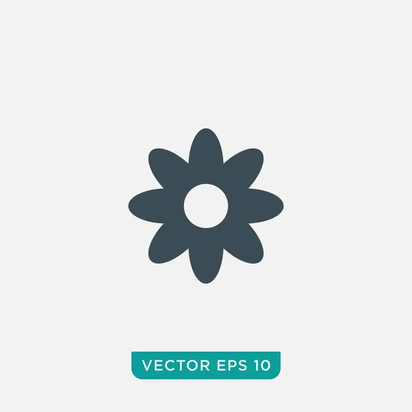 Flower Icon Design Vector Eps10 — 스톡 벡터