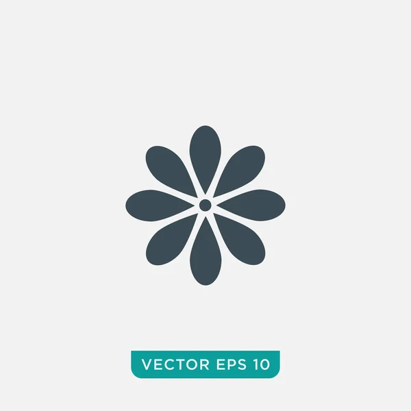 Design Ícone Flor Vector Eps10 — Vetor de Stock