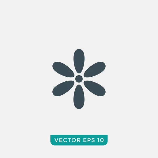 Design Ícone Flor Vector Eps10 —  Vetores de Stock