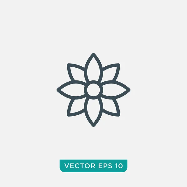 Design Ícone Flor Vector Eps10 —  Vetores de Stock