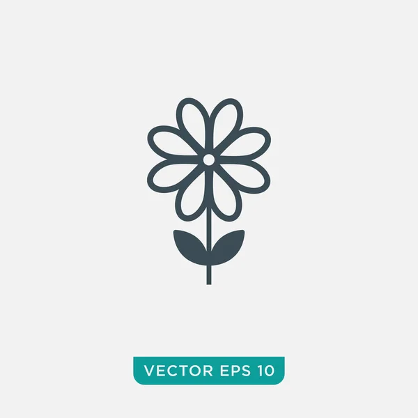 Design Ícone Flor Vector Eps10 —  Vetores de Stock