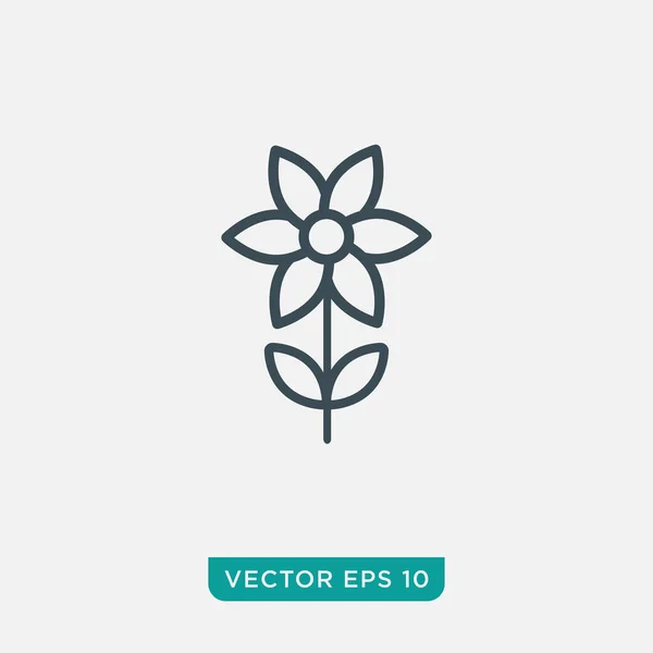 Design Ícone Flor Vector Eps10 — Vetor de Stock