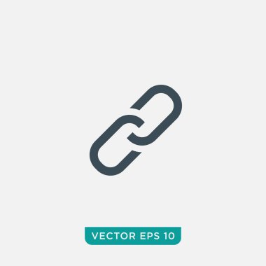 Bağlantı Simgesi Tasarımı, Vektör EPS10