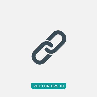 Bağlantı Simgesi Tasarımı, Vektör EPS10