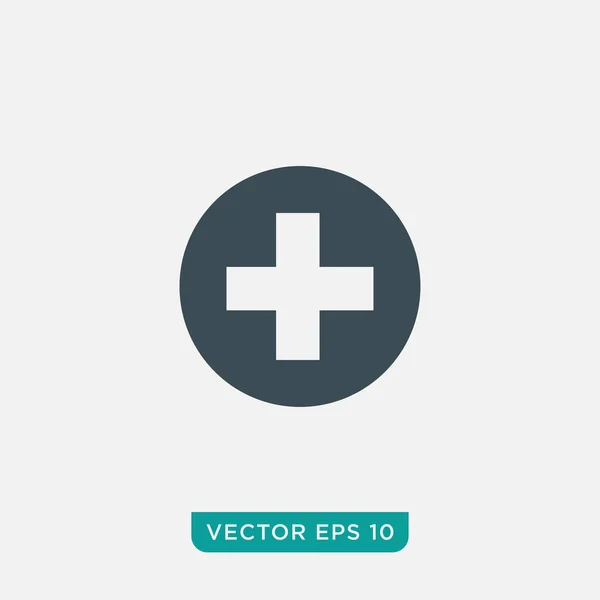 Erste Hilfe Zeichen Icon Design Vector Eps10 — Stockvektor