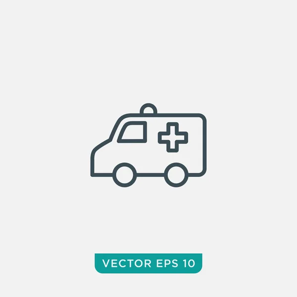 Conception Icône Ambulance Vecteur Eps10 — Image vectorielle