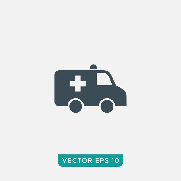 Conception Icône Ambulance Vecteur Eps10 — Image vectorielle