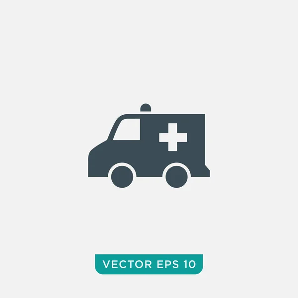 Conception Icône Ambulance Vecteur Eps10 — Image vectorielle