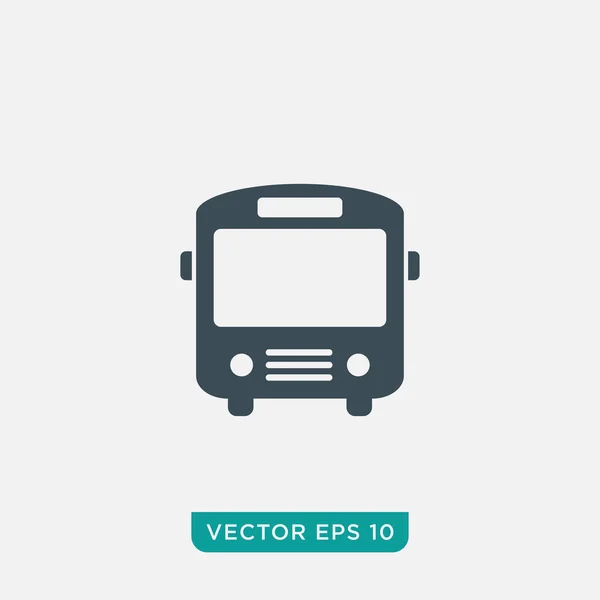Conception Icône Bus Vecteur Eps10 — Image vectorielle