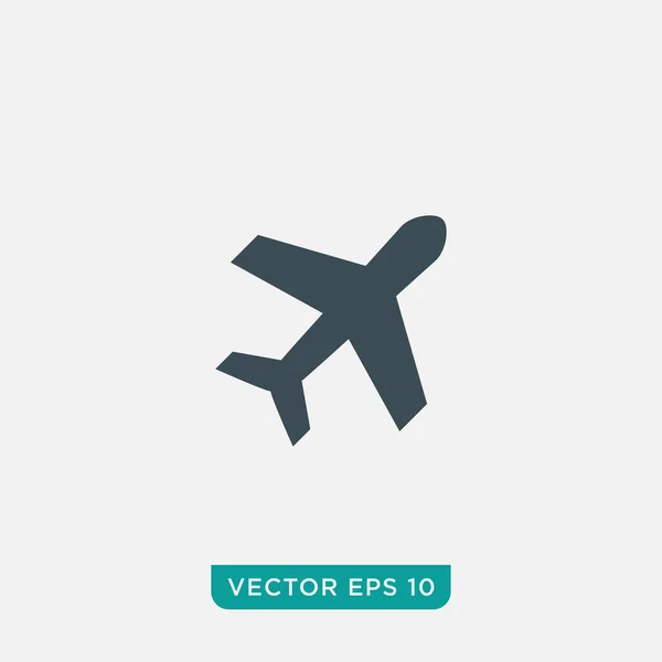 Projeto Ícone Avião Vetor Eps10 — Vetor de Stock