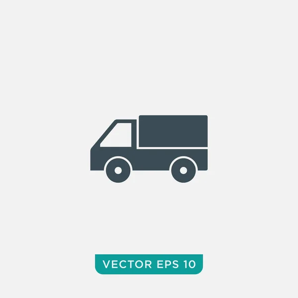 Lieferwagen Icon Design Vector Eps10 — Stockvektor