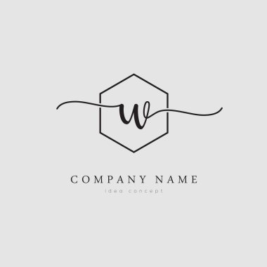 İlk harf W Logo Vektörü EPS10