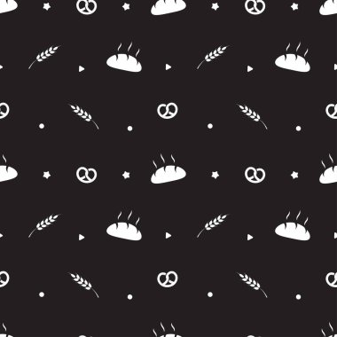 Pastane Kusursuz Desensiz Desen Vektörü EPS10