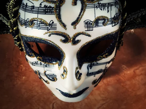 Maske und Musik — Stockfoto