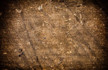 Antik Mısır alfabe mermer arka plan doku