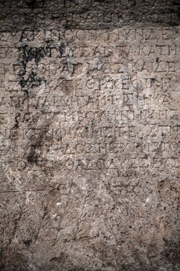 Antik Mısır alfabe mermer arka plan doku