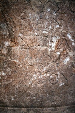 Antik Mısır alfabe mermer arka plan doku