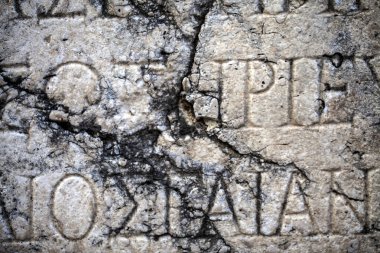 Antik Mısır alfabe mermer arka plan doku