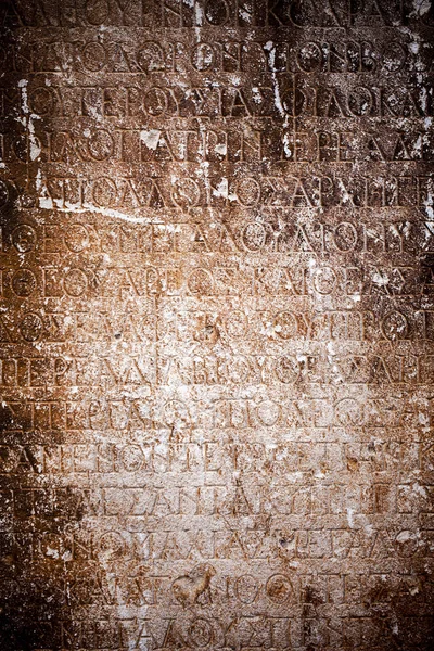 Alphabets Égypte ancienne sur fond de marbre Texture — Photo