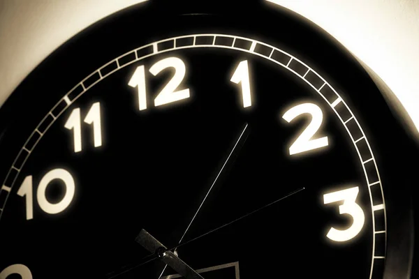 Clock Macro Detail Time Project — Stok Foto