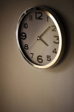 Duvardaki saat.
